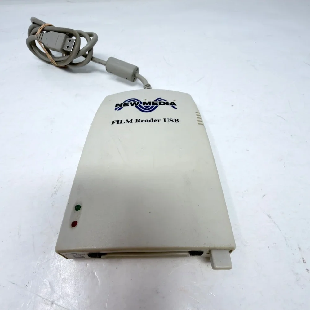 New Media Film Reader USB External Drive P/N 300-03-000 Beige Vintage Tech